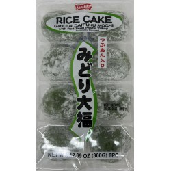 SHIRAKIKU RICE CAKE/GREEN 360.00 GRAM