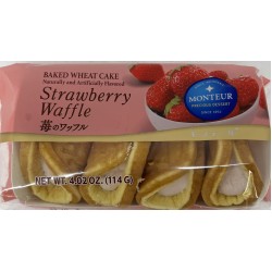 BAKED WHEAT CAKE STRAWBERRY WAFFLE 114.00 GRAM