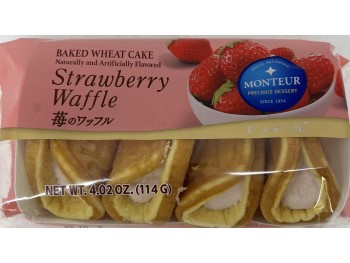 BAKED WHEAT CAKE STRAWBERRY WAFFLE 114.00 GRAM