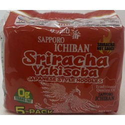 SAPPORO ICHIBAN SRIRACHA YAKISOBA 5.00 PACK