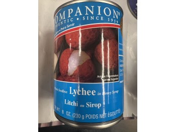 COMPANION LYCHEE IN SYRUP 20.00 OUNCE