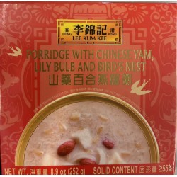 LLK PORRIDGE WITH CHINESE YAM,LILY BULB & BIRD'S N 252.00 GRAM