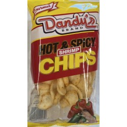 DANDY'S SHRIMP CHIPS HOT & SPICY FLA  2.25 OUNCE