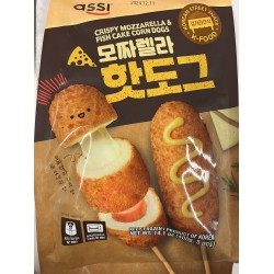 FF ASSI XRISPY FISH CAKE & MOZZARELLA CORN DOGS 14.10 OUNCE