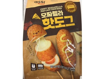 FF ASSI XRISPY FISH CAKE & MOZZARELLA CORN DOGS 14.10 OUNCE