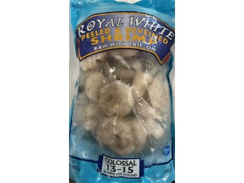P/DTAIL ON WHITE SHRIMP  2.00 POUNDS