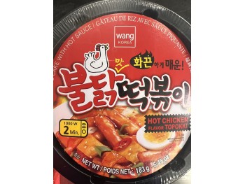 WANG KOREA RICE CAKE WITH HOT SAUCE CHICKEN FLA  183.00 GRAM