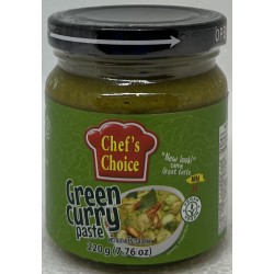 CHEF'S CHOICE GREEN CURRY PASTE 220.00 GRAM