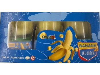 FRUITA BANANA ICE CREAM  3.00 PIECE