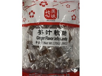 MWF GINGER FLA JELLY CANDY  170.00 GRAM