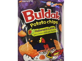 SAMYANG BULDAK POTATO CHIPS HABANERO LIME FLA 120.00 GRAM