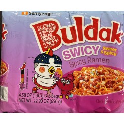 SAMYANG SPICY CHICKEN RAMEN SWEET & SPICY FLA 5.00 PACKET