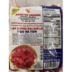 HOUSTON SHRIMP & PORK SAUSAGE  16.00 OUNCE