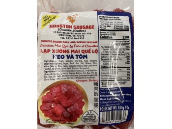 HOUSTON SHRIMP & PORK SAUSAGE  16.00 OUNCE