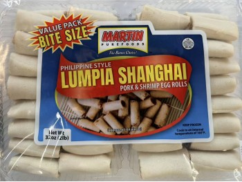 LUMPIA SHANGHAI PORK & SHRIMP EGG ROOLS 32.00 OUNCE