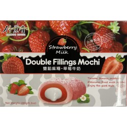 DOUBLE FILLING MOCHI STRAWBERRY MILK 180.00 GRAM