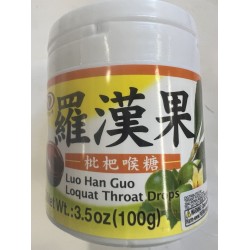 LUO HAN GUO LOQUAT THROAT DROPS  100.00 GRAM