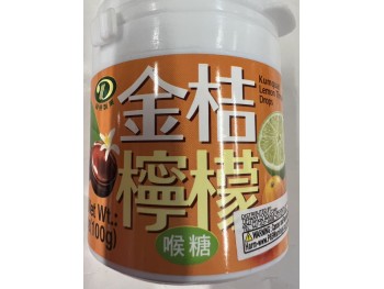 KUMQUAT LEMON THROAT DROPS  100.00 GRAM