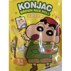 KONJAC BROWN RICE ROLL EGG YOLK FLA  130.00 GRAM