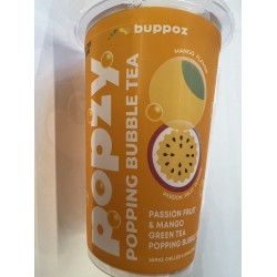 POPZY POPPING BUBBLE TEA PASSION FRUIT & MANGO GRE 11.33 OUNCE