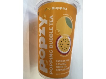 POPZY POPPING BUBBLE TEA PASSION FRUIT & MANGO GRE 11.33 OUNCE