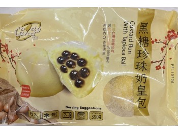 CUSTARD BUN WITH TAPIOCA BALL  390.00 GRAM