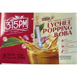 3:15PM LYCHEE POPPING BOBA 244.00 GRAM