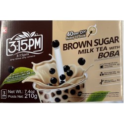 3:15PM BROWN SUGAR BOBA MILK TEA  210.00 GRAM
