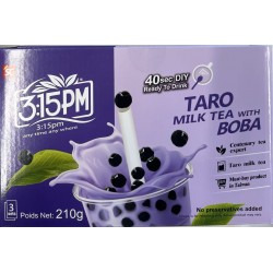 3:15PM TARO BOBA MILK TEA  210.00 GRAM