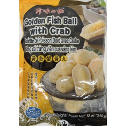 GOLD FISH BALL WITH CRAB 340.00 GRAM