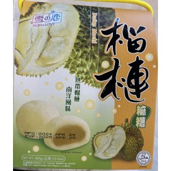 YUKI LOVE SMALL DURIAN MOCHI 300.00 GRAM