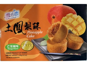 YULKI&LOVE PINEAPPLE CAKE MANGO FLA  120.00 GRAM