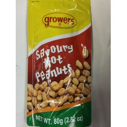 GROWERS HOT PEANUT 80.00 GRAM