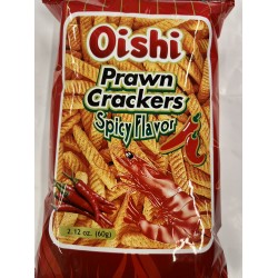 OISHI PRAWN CRACKERS/SPICY 60.00 GRAM