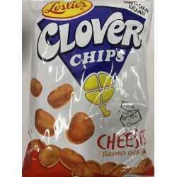 LESLIES CLOVER CHIPS/CHEESIER 145.00 GRAM