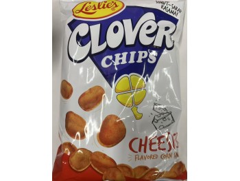 LESLIES CLOVER CHIPS/CHEESIER 145.00 GRAM