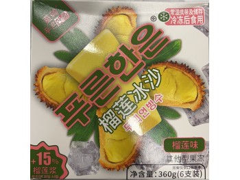 DURIAN ICE BAR  360.00 GRAM