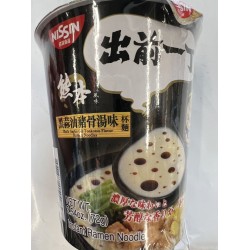 NISSIN RAMEN NOODLES BLACK GARLIC OIL 72.00 GRAM