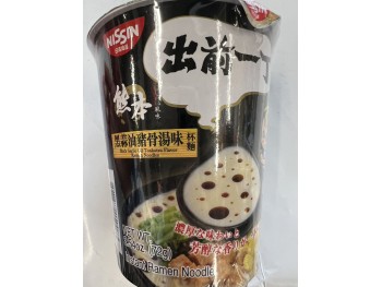 NISSIN RAMEN NOODLES BLACK GARLIC OIL 72.00 GRAM