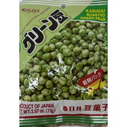 KASUGAI   ROASTED GREEN PEAS 3.35 OUNCE