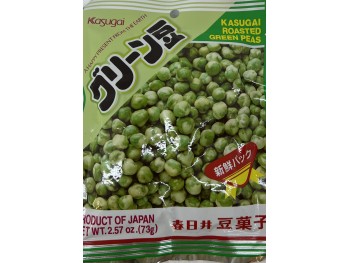 KASUGAI   ROASTED GREEN PEAS 3.35 OUNCE