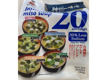 IMIKE BRAND NSTANT MISO SOUP 30% LESS SODIUM 302.00 GRAM