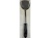 LAKE TIAN BLACK HANDLE STAINLESS SPATULA   