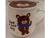 BEAR MUG WITH LID   