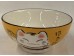 YELLOW LUCY CAT BOWL 4.5INCH  