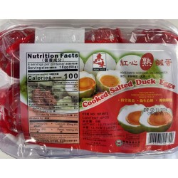 AT COOKED SALTED DUCK EGGS 6.00 PIECE