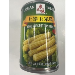 A T YOUNG BABY CORN  14.50 OUNCE