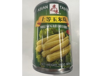 A T YOUNG BABY CORN  14.50 OUNCE