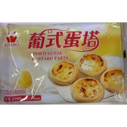 KIMBO HK PORTUGUESE CUSTARD TARTS  6.00 PIECE