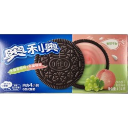 OREO SANDWICH COOKIE GRAPE+PEACH 194.00 GRAM